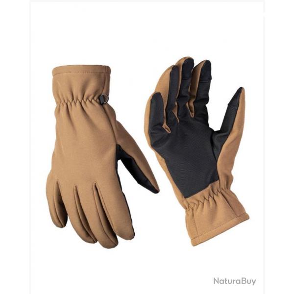 Gants Softshell Beige