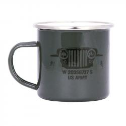 Tasse US Army en émail Vert