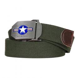 Ceinture en Tissu "US Air force WWII" Vert