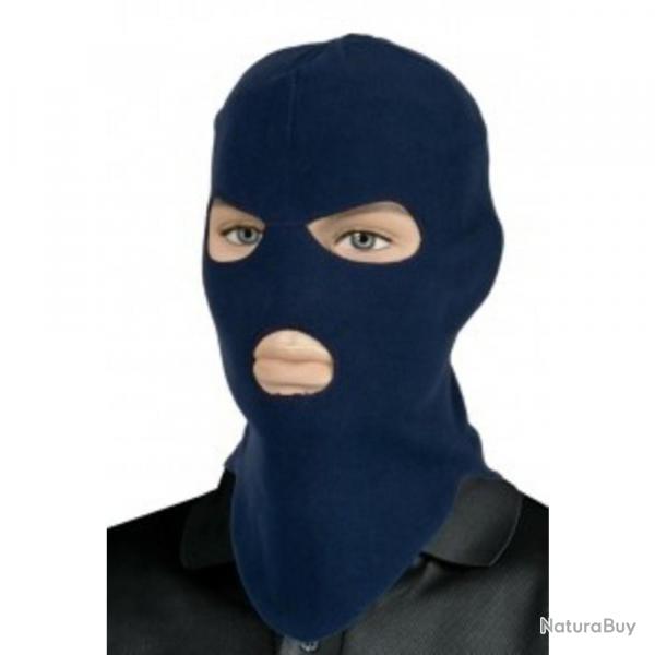 Cagoule 3 trous Micro-Polaire Bleu Marine
