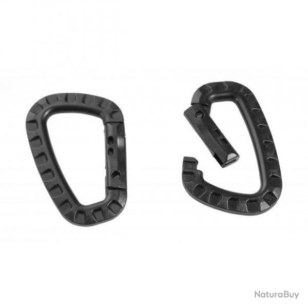 Mousqueton ABS - Vendu par 2 Noir