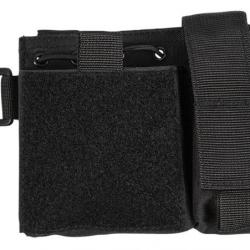 Poche plate molle Admin Noir