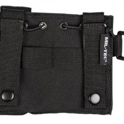 Poche plate molle Admin Noir