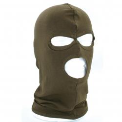 Cagoule 3 trous Coton Vert