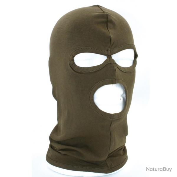 Cagoule 3 trous Coton Vert