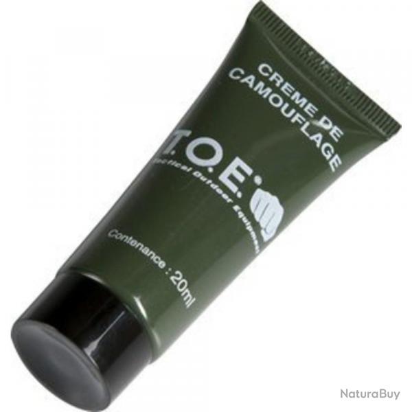 Tube de crme de Camouflage Noir