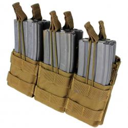 Porte chargeur Triple x2 pour AR/M4 Beige