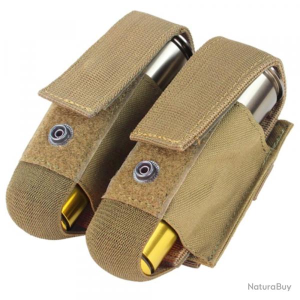 Poche porte grenade double 40mm CONDOR Beige