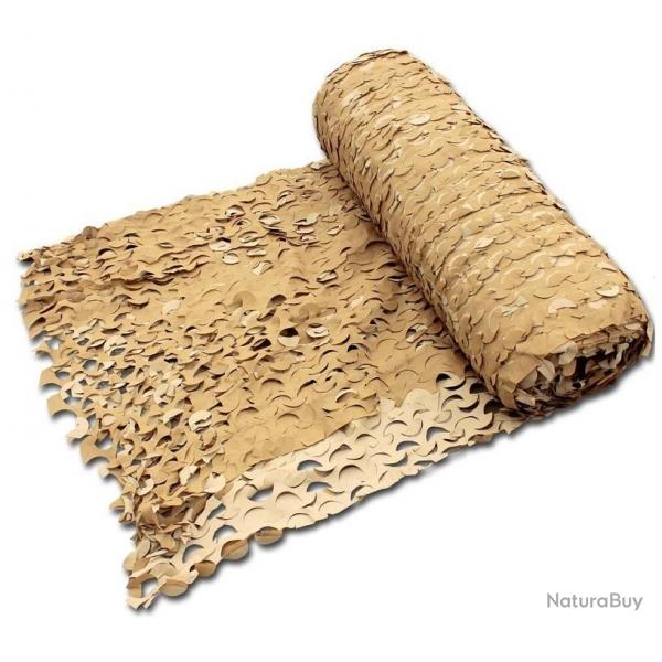 Filet de camouflage Camosystems - Rouleau de 78m (2,20m de large) Beige