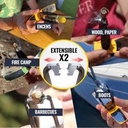 Briquet Solaire SUNCASE GEAR Jaune