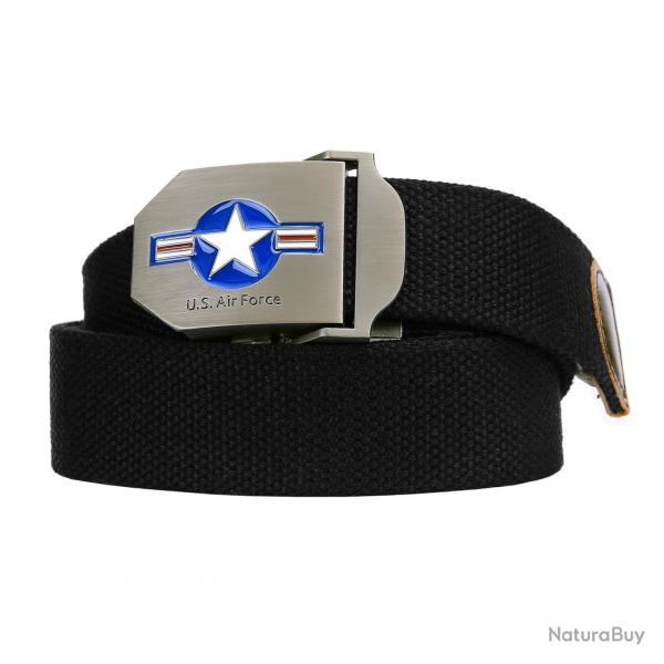 Ceinture en Tissu "US Air force WWII" Noir