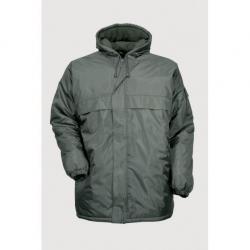 Coupe Vent Tempête Doublée Polaire Vert