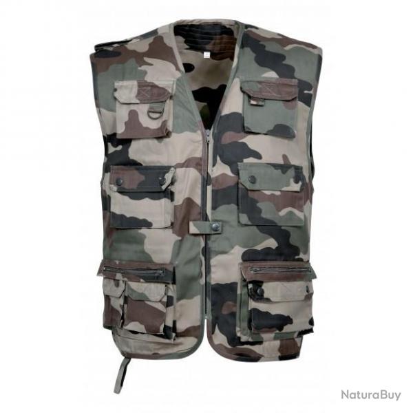 Gilet Reporter Multipoches Cam CE XL