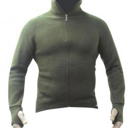 Veste Ullfrotté Artica Trek - 400g Merinos Vert XL
