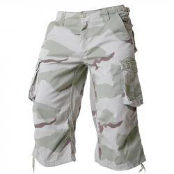 Pantacourt Délavé Air Combat Camouflage desert 2XL