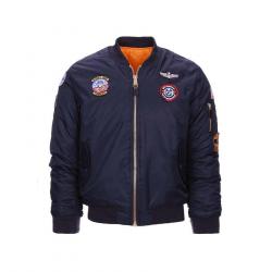 Bombers Aviateur Enfant avec écussons Bleu Marine