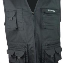 Gilet Reporter Ripstop Noir M