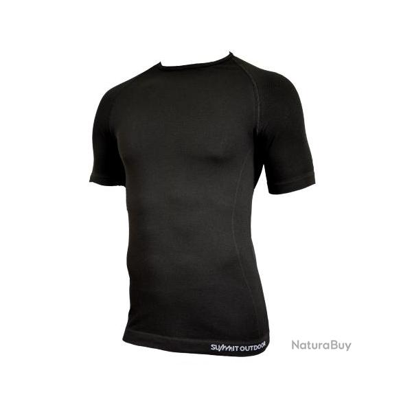 Tee shirt Aro Active Line Temps Chaud Noir
