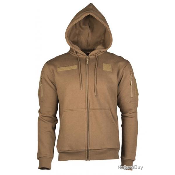 Sweat Shirt tactique  capuche Beige
