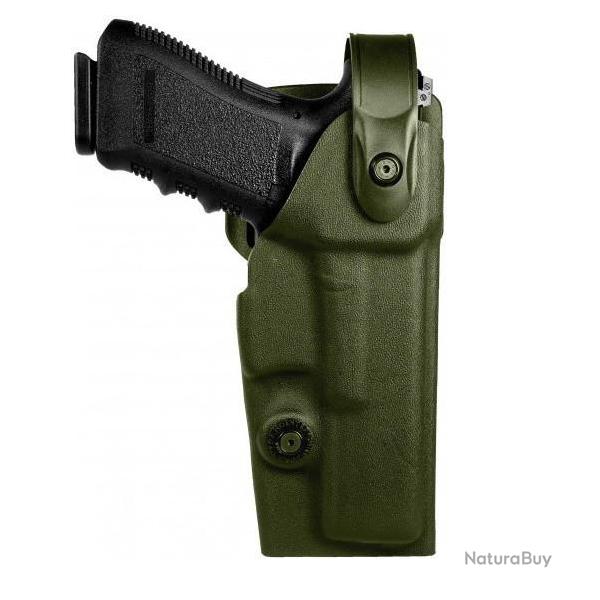 Holster Vegatek Duty VKD8 pour GLOCK 17/19/22/23 Vert Gaucher