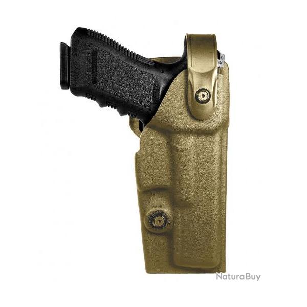 Holster Vegatek Duty VKD8 pour GLOCK 17/19/22/23 Beige Gaucher