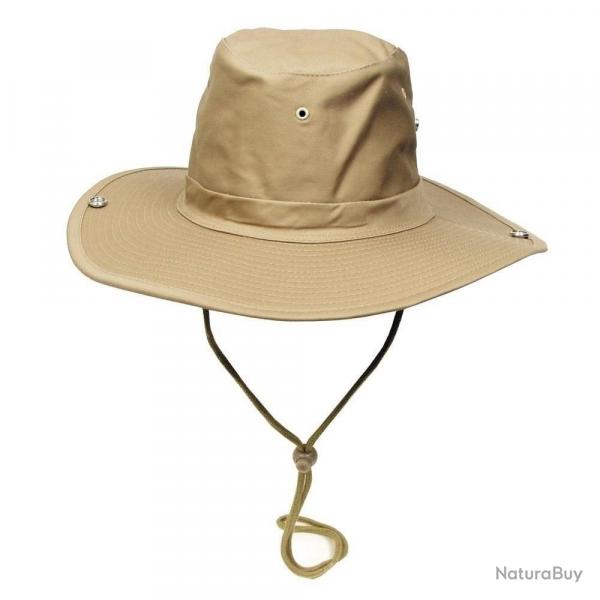 Chapeau de brousse  Large bord Beige