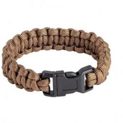 Bracelet Paracorde de survie Beige M
