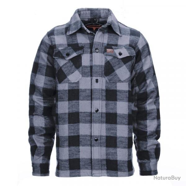 Chemise bucheron  carreaux Gris