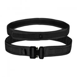 Ceinturon Duo Cobra en Nylon Noir S/M