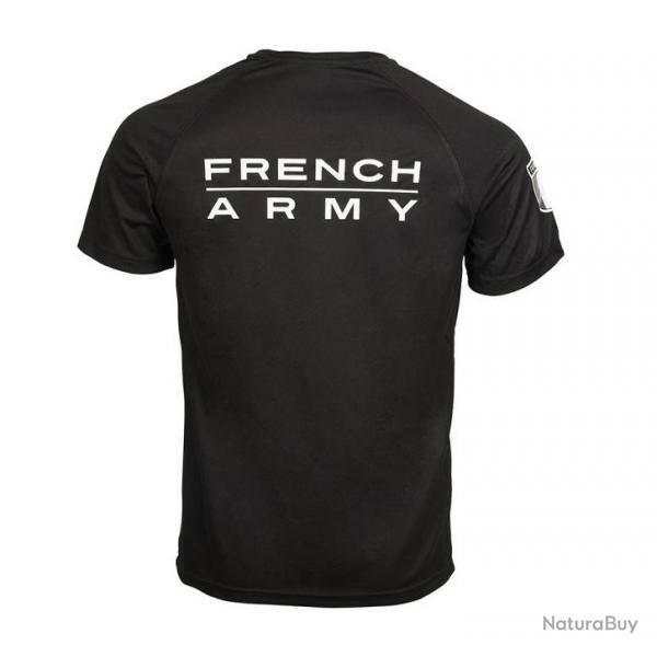 Tee-shirt Easy Clim French Army Noir L