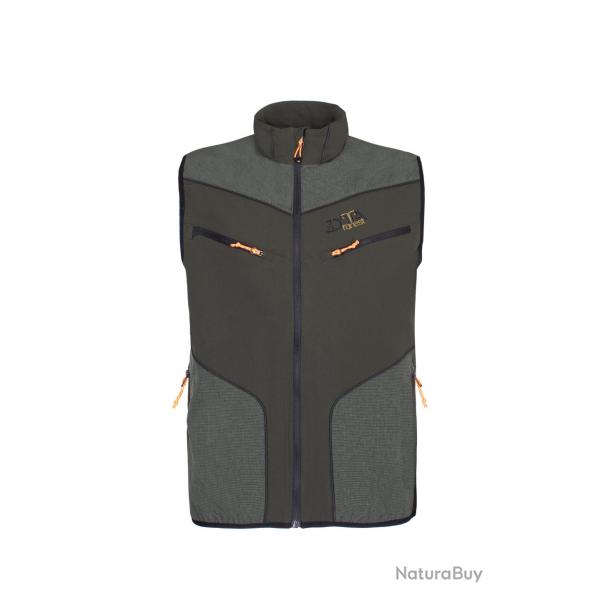 GILET LASTIQUE EN TISSU - WALKER MAN VEST - ZOTTA FOREST - Vert