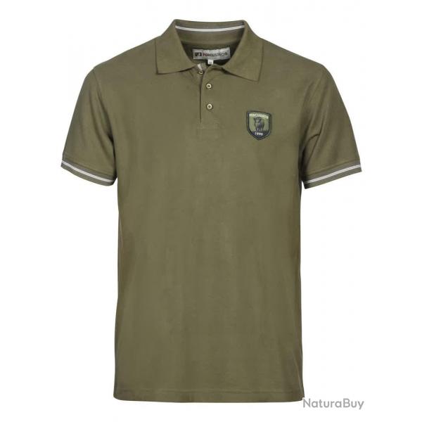 Polo de chasse Percussion MC - Ecusson Sanglier - 4XL