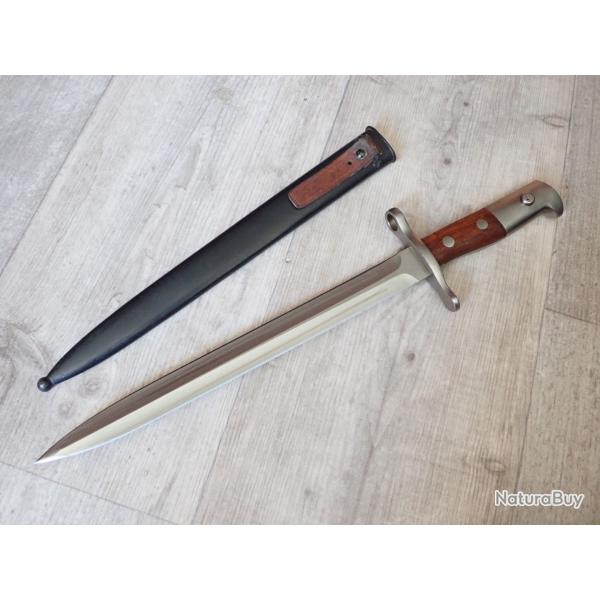 Baionnette Suisse mdle 1918 sans matricule pour fusil Rubin Schmidt Mdle K11 ou K31