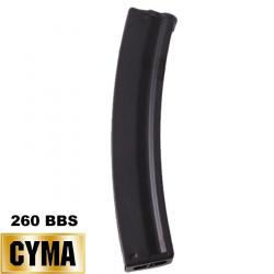 Chargeur MP5 CYMA High Cap 260 Billes en Métal pour AEG