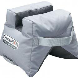 SAC DE TIR GRIS CHAMPION CYLINDRIQUE GRIP AVANT EN V