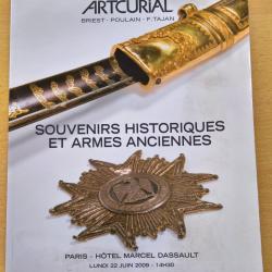 Livre de salle des ventes Artcurial 22/06/2009