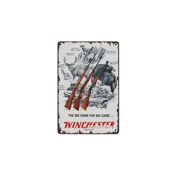 Plaque dcorative vintage M winchester V1 LIVRAISON GRATUITE