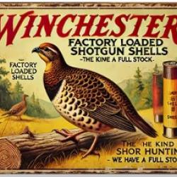 Plaque décorative vintage winchester V2 LIVRAISON GRATUITE