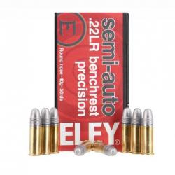 Cartouches ELEY Semi Auto Benchrest Precision - 22LR (x50)