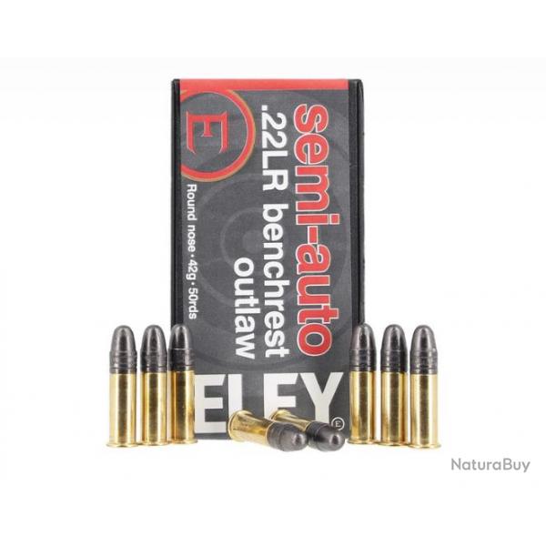 Cartouches - ELEY - Semi Auto Benchrest Outlaw - 22LR (x50)