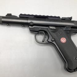 Pistolet RUGER MARK IV TACTICAL .22LR 4.40" 10CPS BRONZE FILETE 1/2-28" + MDS d'occasion
