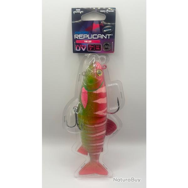 Leurre Fox Rage Replicant Jointed Ultra UV 23cm 150g Pink Lady