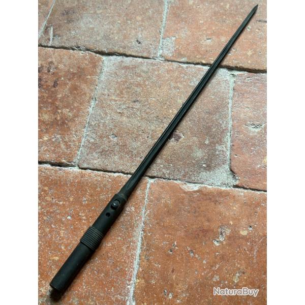 Baonnette franaise MAS 36 2eme type moletage droit - WW2 (2)