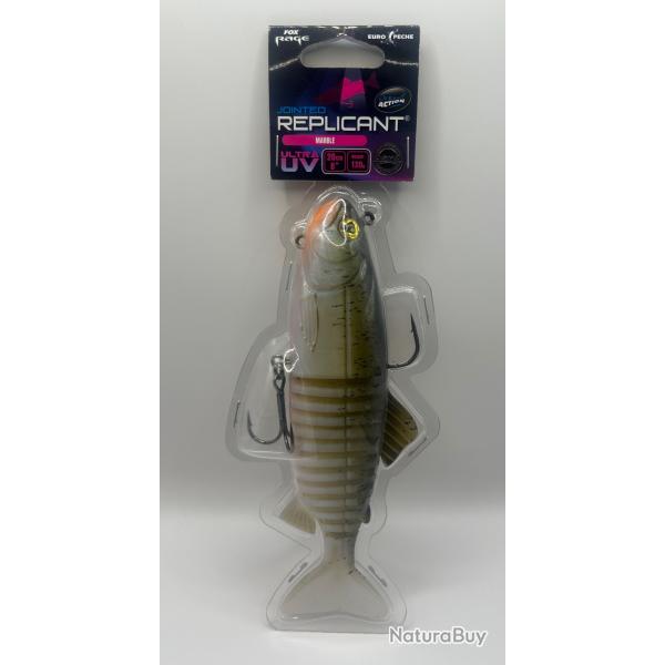 Leurre Fox Rage Replicant Jointed Ultra UV 20cm 120g Marble