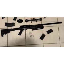 Réplique airsoft sniper force américaine 1,8 joules