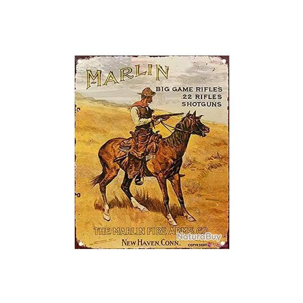 Plaque dcorative vintage S marlin V1 LIVRAISON GRATUITE