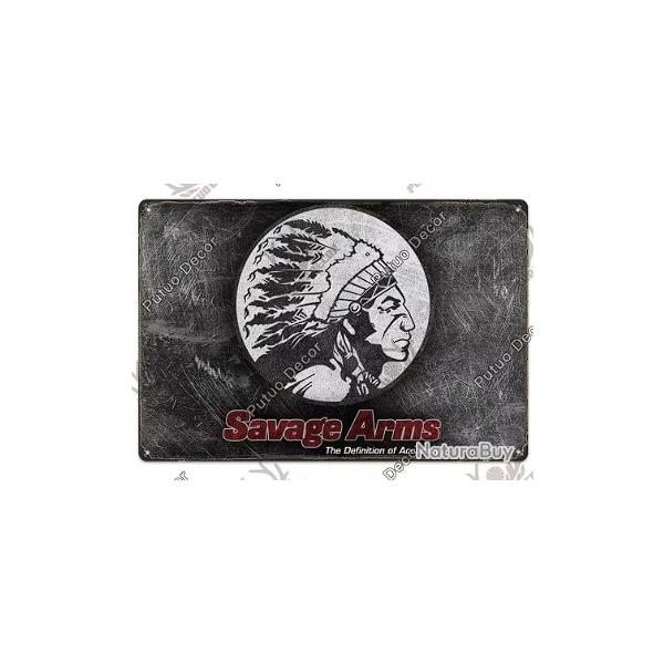Plaque dcorative vintage savage V1 LIVRAISON GRATUITE