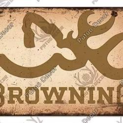 Plaque décorative vintage browning V1 LIVRAISON GRATUITE