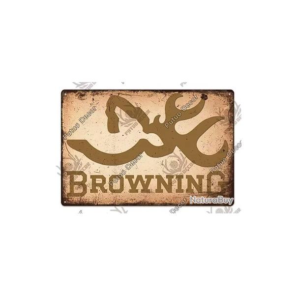 Plaque dcorative vintage browning V1 LIVRAISON GRATUITE
