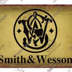 Plaque décorative vintage smith&wesson V2 LIVRAISON GRATUITE